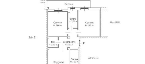 3غرفة شقة في Domodossola, Italy رقم 36685 21