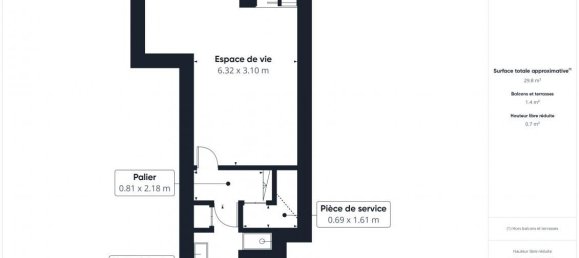 1 bedroom Duplex in Paris, France No. 329814 12