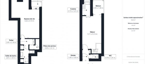 1 bedroom Duplex in Paris, France No. 329814 11