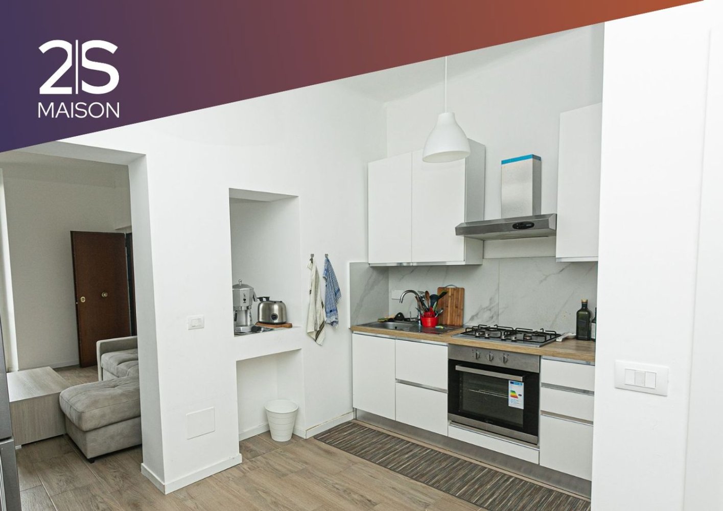 4 rooms Apartment in Genoa, Italy No. 60416