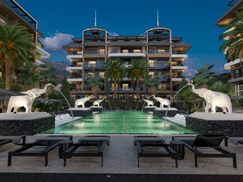 Apartment 1+1 in Alanya, Turkey No. 8908