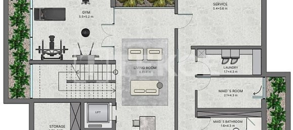 5 bedrooms Villa in Meydan, UAE No. 20396 17