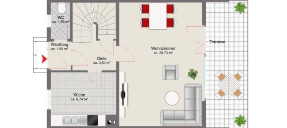 5 rooms Townhouse in Furstenfeldbruck, Germany No. 367111 21