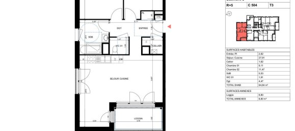 Apartamento T2 em Nantes, France N.º 362598 4