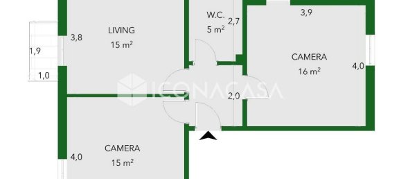 3-Zimmer Wohnung in Bologna, Italy, Nr. 339233 32