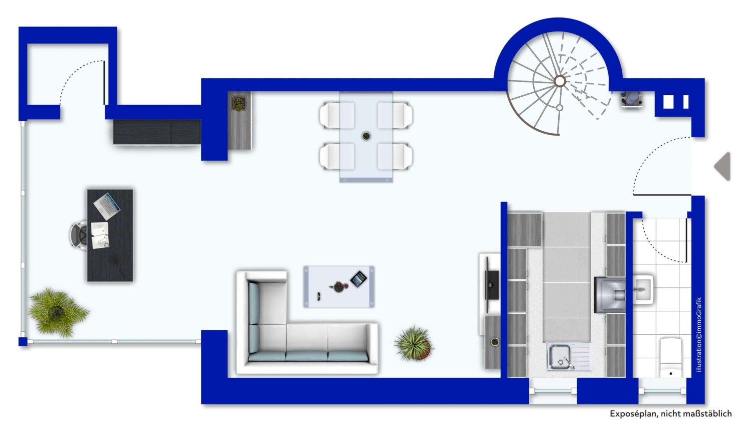 2غرفة منزل ذو طابقين في Paderborn, Germany رقم 259368