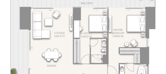 1 bedroom Apartment in Downtown Dubai (Downtown Burj Dubai), UAE No. 121357 9