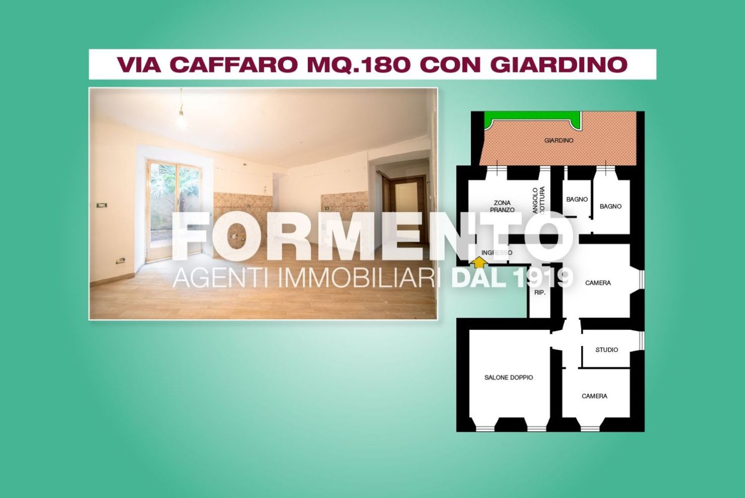 6 rooms Apartment in Genoa, Italy No. 293302