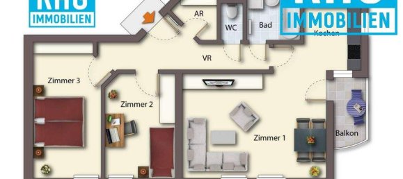3-Zimmer Wohnung in Tulln an der Donau, Austria, Nr. 254741 12