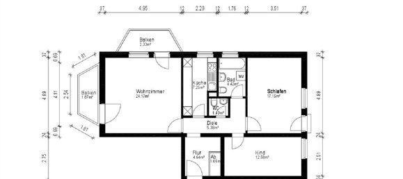 3-Zimmer Wohnung in Bremen, Germany, Nr. 71078 23