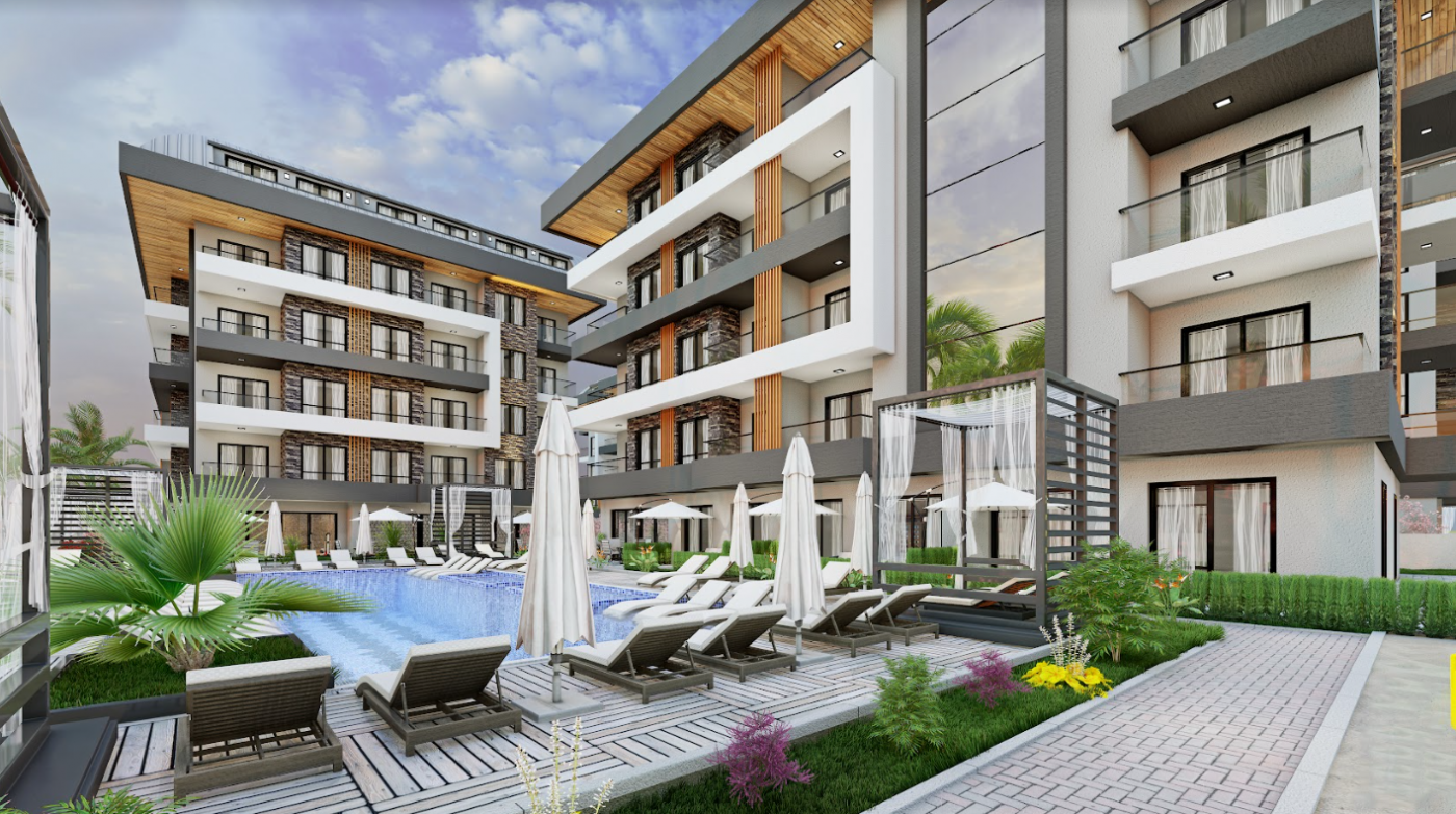 Apartment 1+1 in Oba, Turkey No. 1822