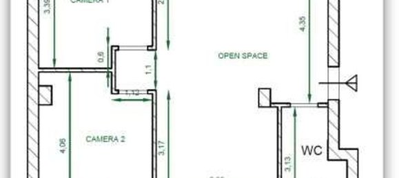 3 rooms Apartment in Marcianise, Italy No. 7579 33