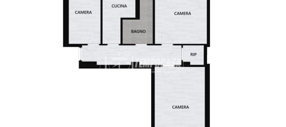 3-salle Appartement à Milan, Italy No. 261216 21