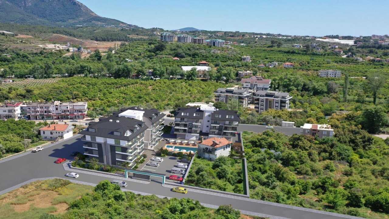 Apartment 1+1 in Olive Park, Oba, Turkey No. 37376