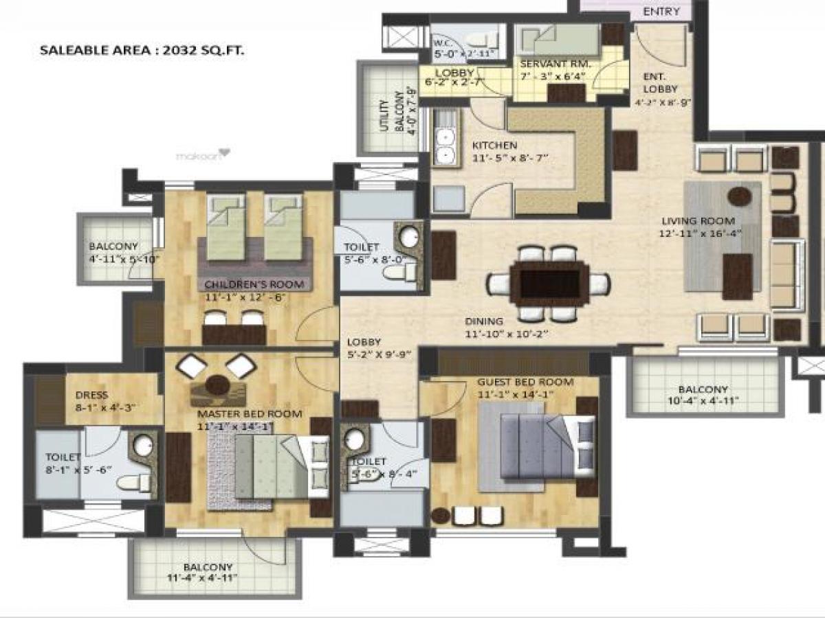 3 bedrooms House in Faridabad, India No. 23738