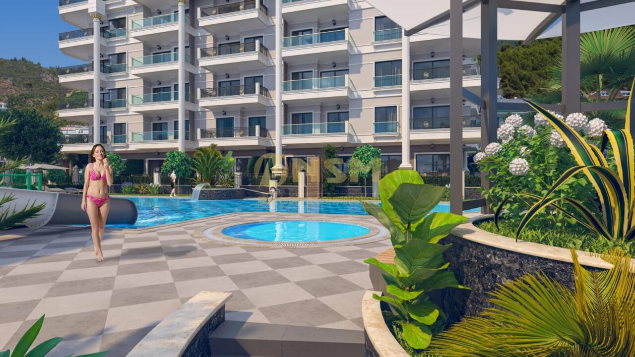 Wohnung 1+1 in Alanya, Turkey, Nr. 17249