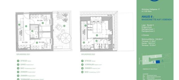 4 rooms Duplex in Hietzing, Austria No. 219543 14