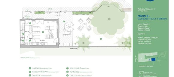 4 rooms Duplex in Hietzing, Austria No. 219543 13