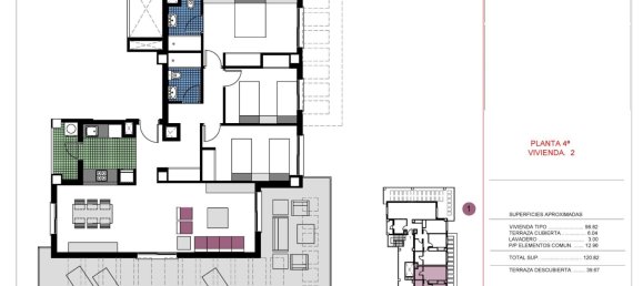 3 Schlafzimmer Wohnung in Mil Palmeras, Spain, Nr. 6779 5