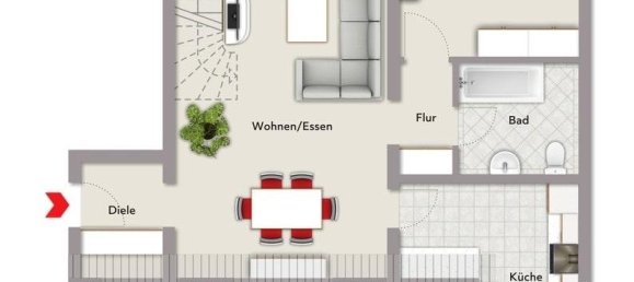 Дуплекс с 3 комнатами в Ансбах, Германия № 275936 15
