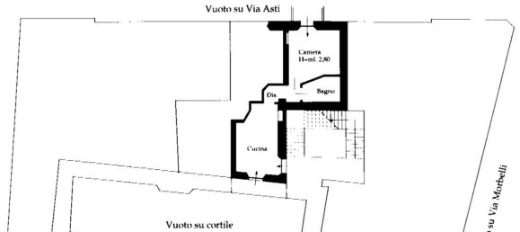 2 rooms Apartment in Alessandria, Italy No. 140096 10