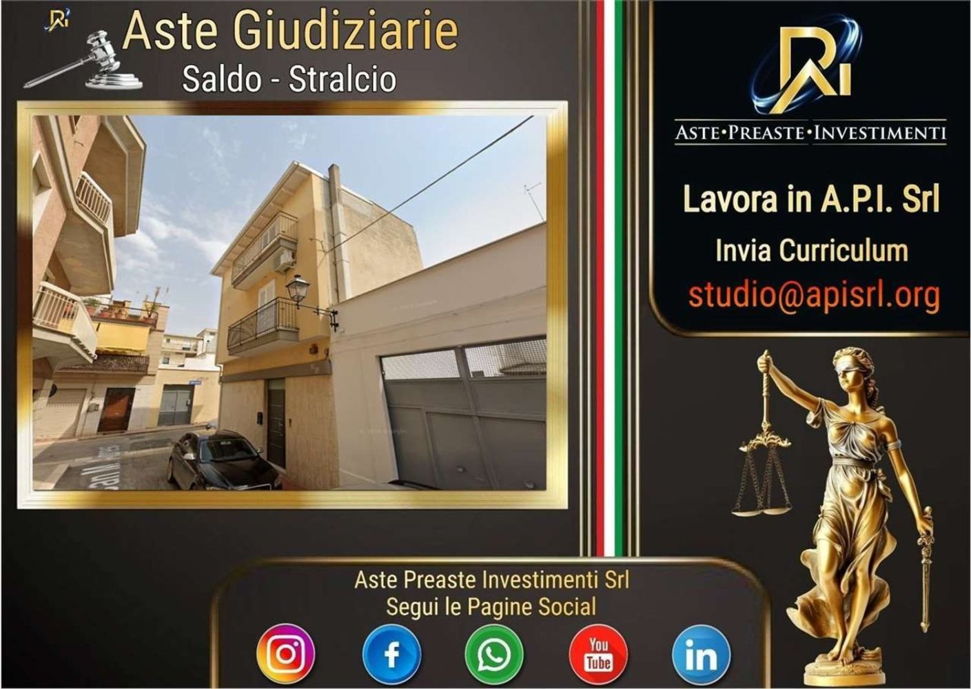 6غرفة شقة في Andria, Italy رقم 258994