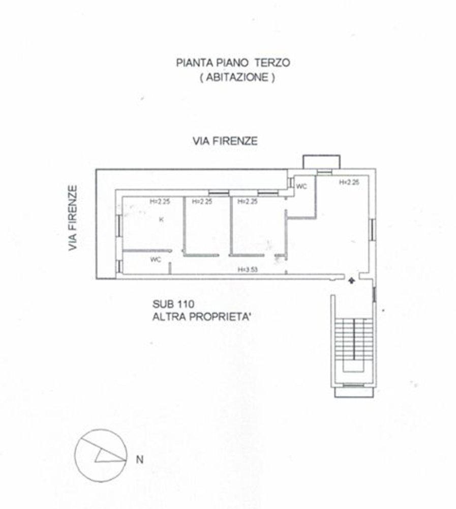3 rooms Apartment in Acerra, Italy No. 96308