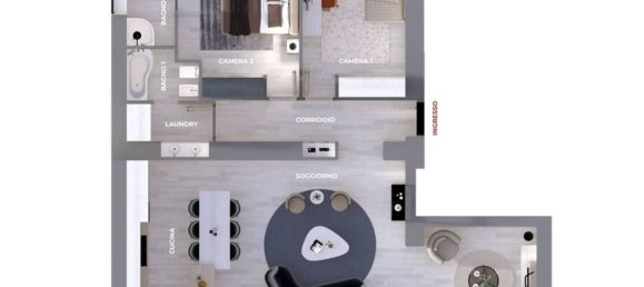 3غرفة شقة في Varese, Italy رقم 305493 2