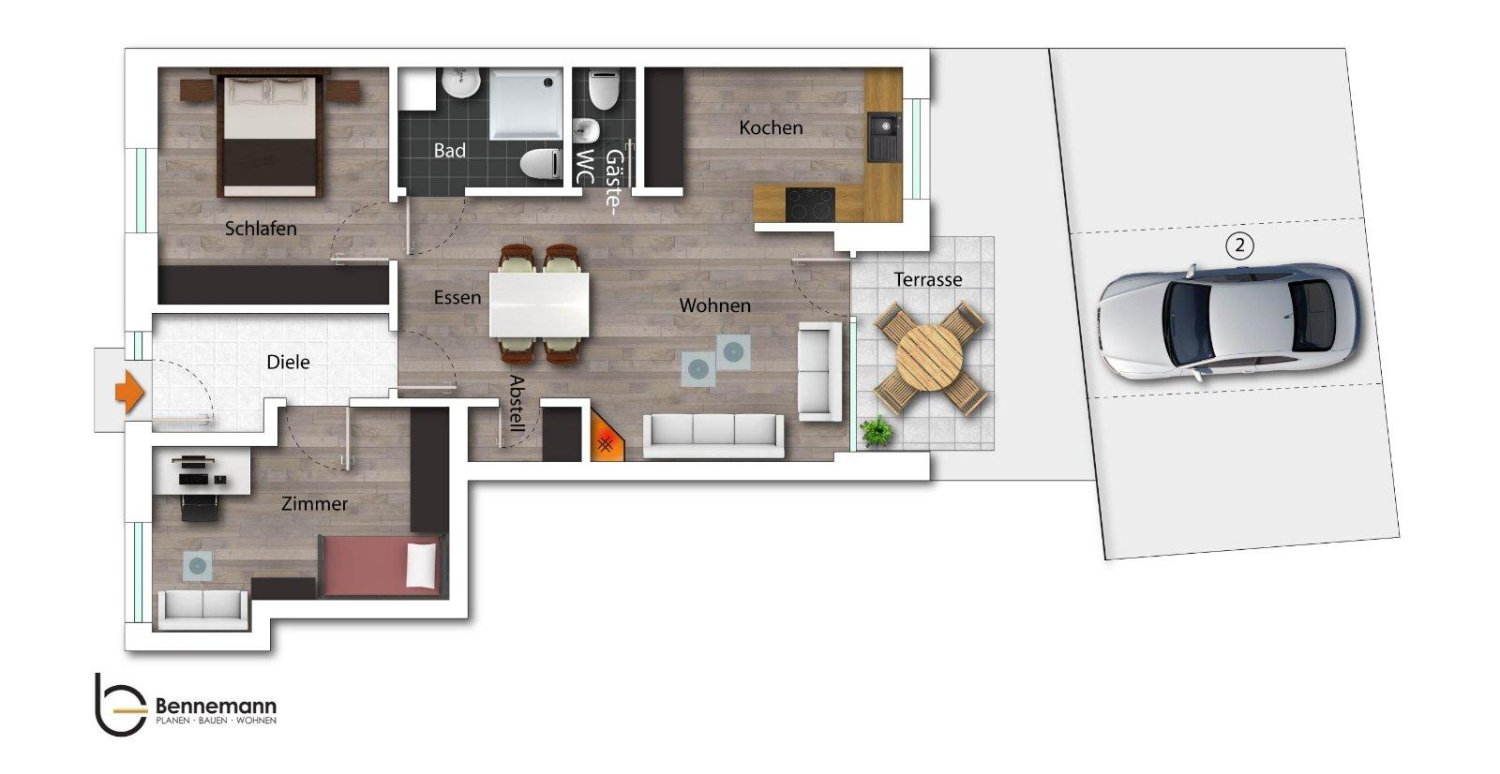 Apartamento T2 em Borken, Germany N.º 318211