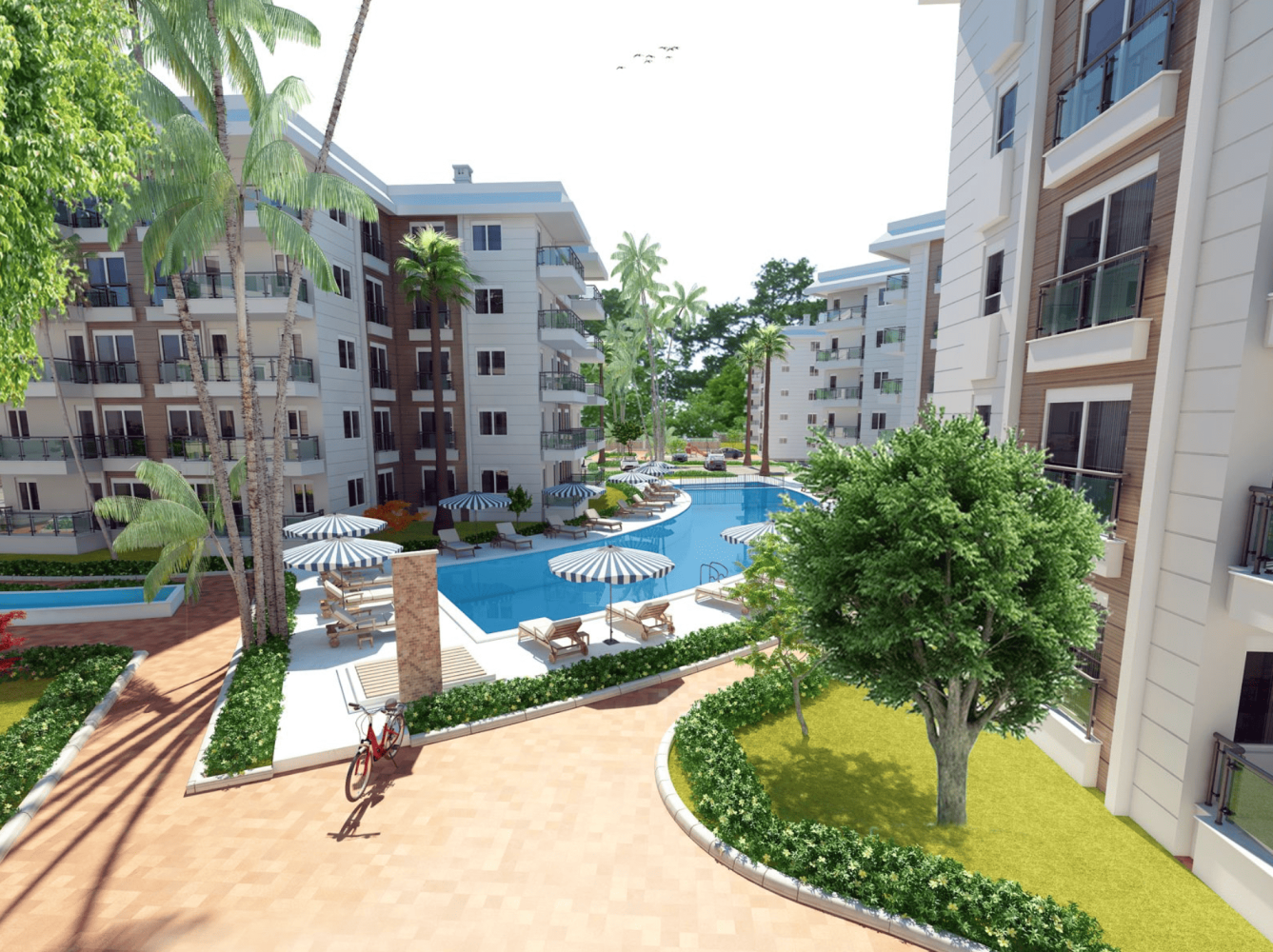 Wohnung 2+1 in Konyaalti, Turkey, Nr. 43312