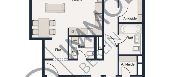 3 bedrooms Apartment in Tiergarten, Germany No. 317985 19