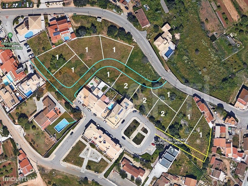 Земельный участок 9570м² в Лагуш, Португалия № 69435