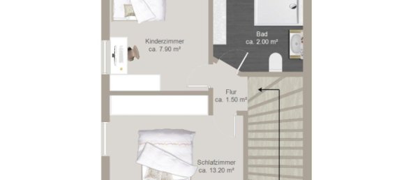 3غرفة تاون هاوس في Karlshorst, Germany رقم 360314 4