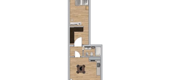 2 chambres Appartement à Turin, Italy No. 333846 11