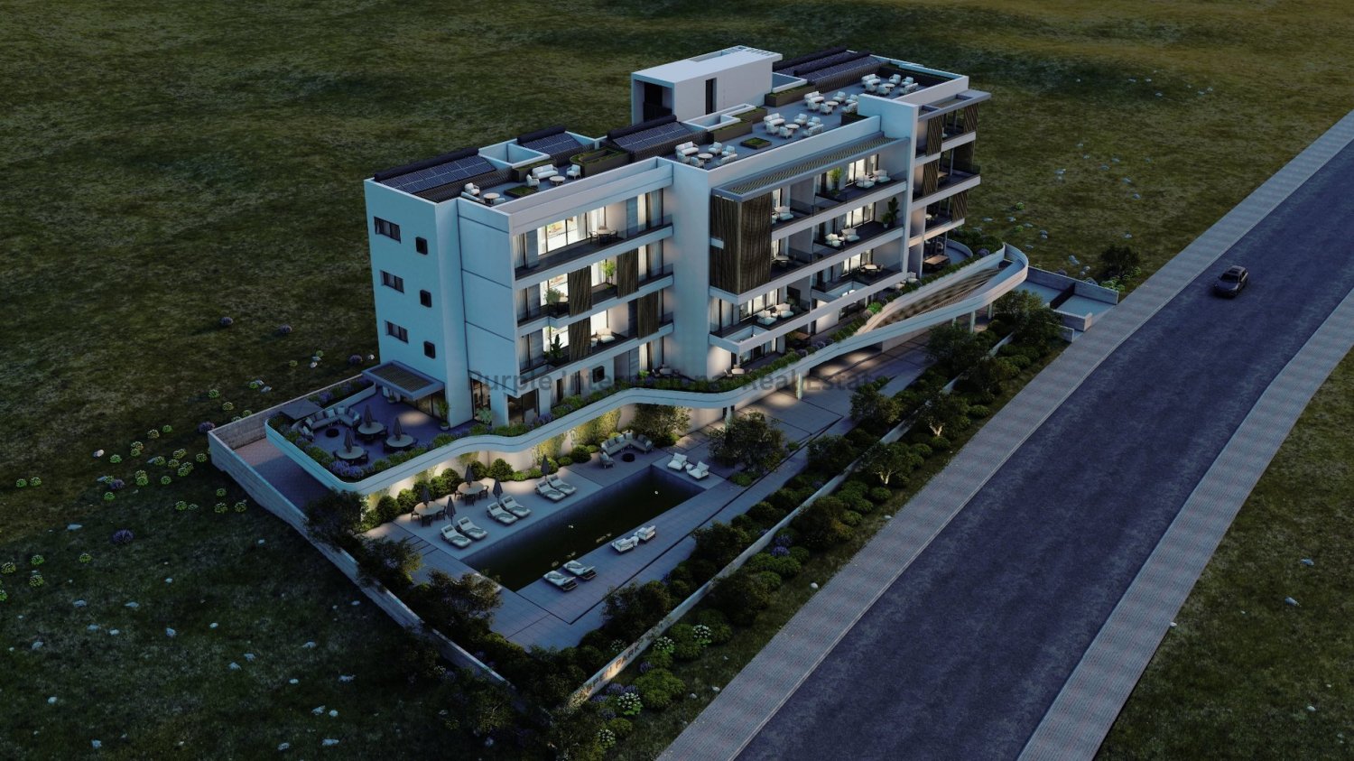 Квартира с 2 спальнями в Пафос, Кипр № 25839