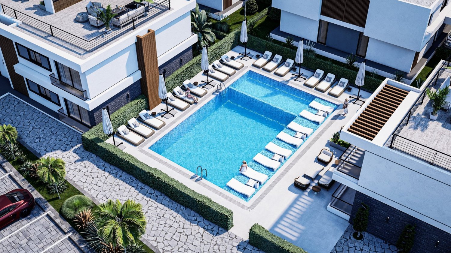 Ático de 2 dormitorios en Tatlisu, Northern Cyprus No. 11632