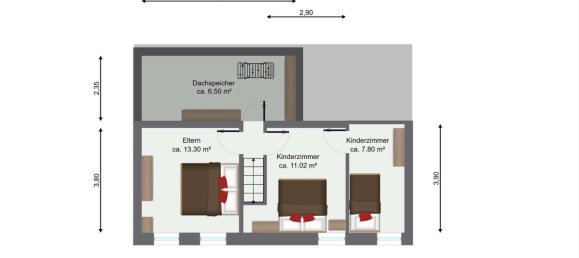 3 غرف نوم تاون هاوس في Heinsberg, Germany رقم 260203 6