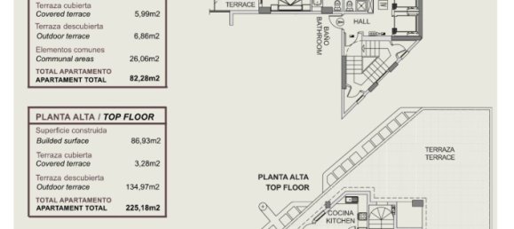 Дуплекс с 3 спальнями в Кальпе, Испания № 38767 12