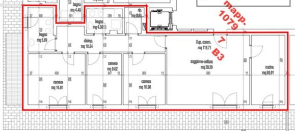 4 rooms Apartment in Villafranca Padovana, Italy No. 260050 28