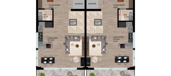 4 rooms Villa in Alanya, Turkey No. 9912 8