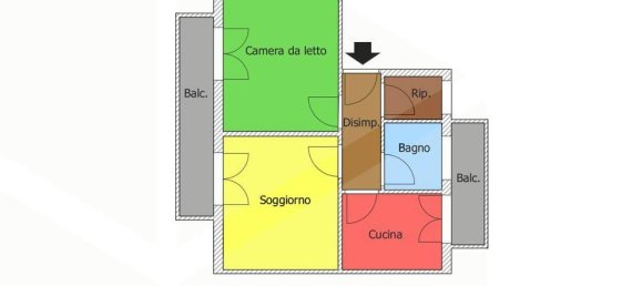 Здание с 2 комнатами в Бари, Италия № 34303 30