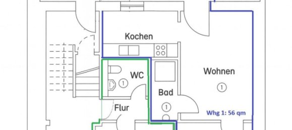 3-Zimmer Wohnung in Saarbrücken, Germany, Nr. 336947 5