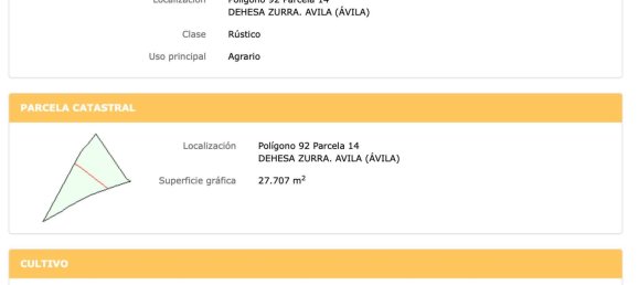  قطعة أرض في Avila, Spain رقم 77788 5