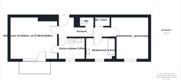 Apartamento de 2 habitaciónes en Poysdorf, Austria No. 217840 15