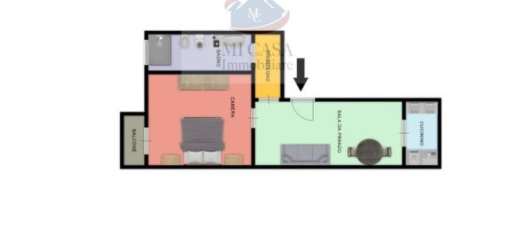 2 rooms Apartment in Turin, Italy No. 29556 10