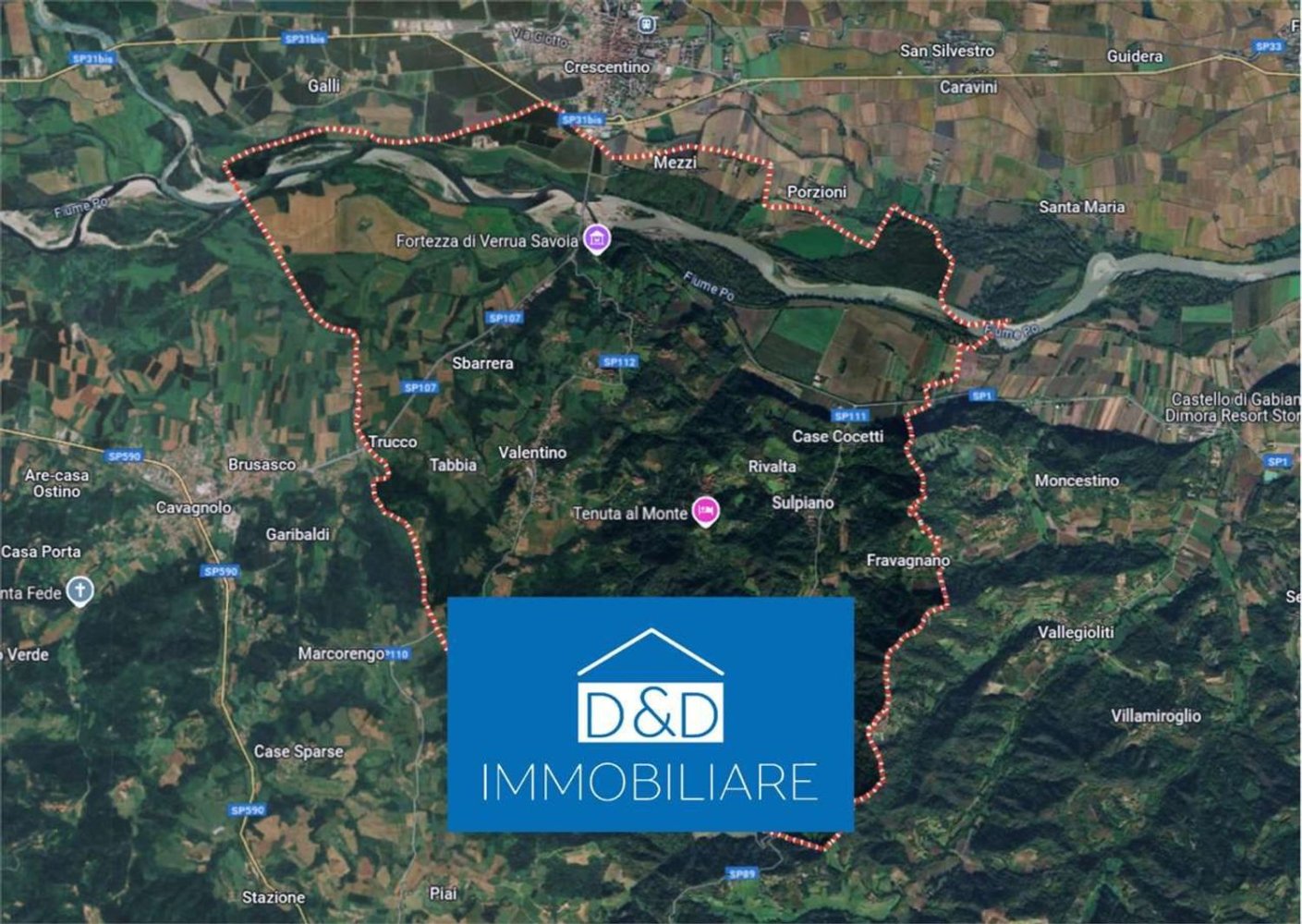 10 rooms House in Verrua Savoia, Italy No. 211858