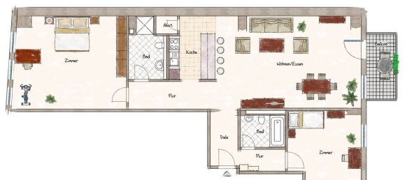 2 غرف نوم شقة في Cologne, Germany رقم 370542 6