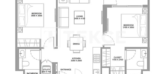 Apartamento T2 em Umm Al Quwain, UAE N.º 66375 10