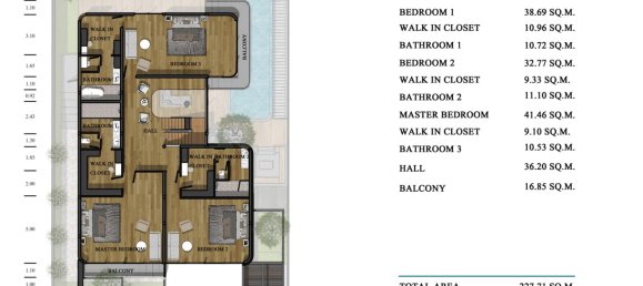 3 Schlafzimmer Villa in Allthai Village, Phuket, Thailand, Nr. 30120 3