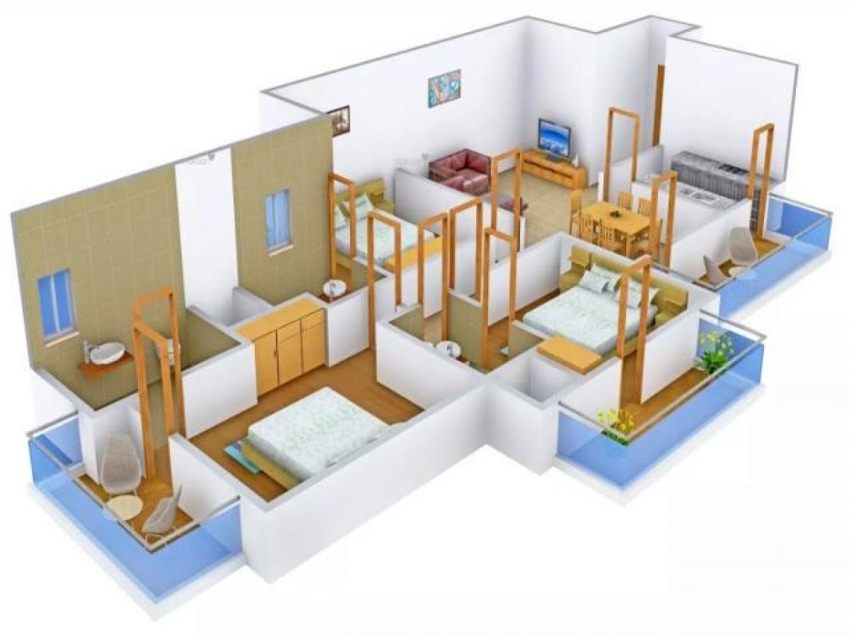 3 bedrooms House in Gurgaon, India No. 54314